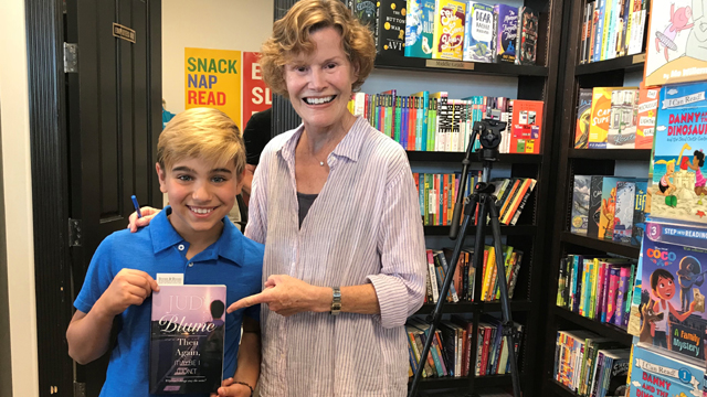 Nicholas Hernandez interviews bestselling author Judy Blume